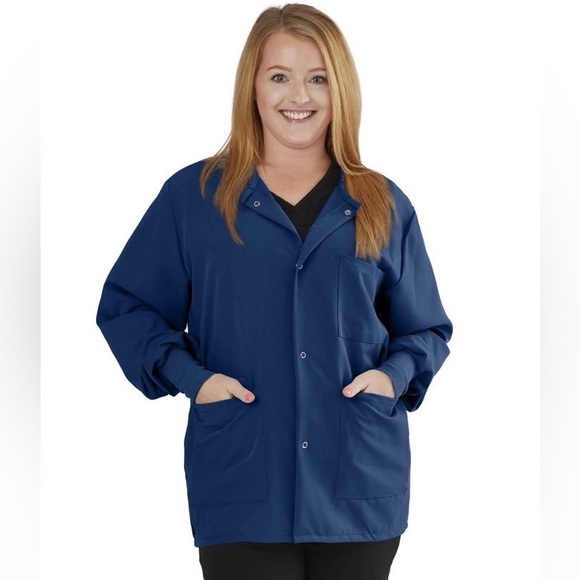 Jackets & Blazers - Lincoln AVE Style 5542 Classic Fit Stretch Scrub Jacket
Unisex Navy XL